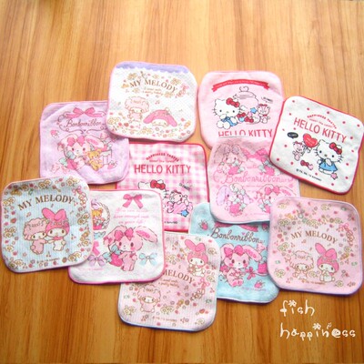 单纯卡通手帕纯棉方巾