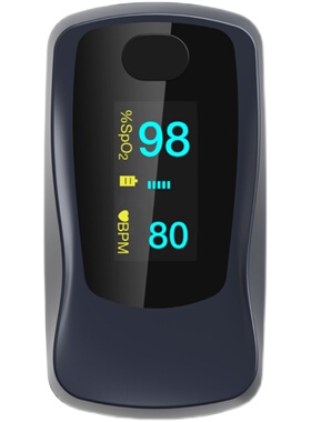 理邦血氧仪指夹式医用脉率监测仪手指血氧饱和度检测家用脉氧仪