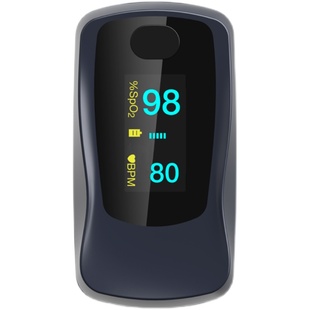 理邦血氧仪指夹式医用脉率监测仪手指血氧饱和度检测家用脉氧仪