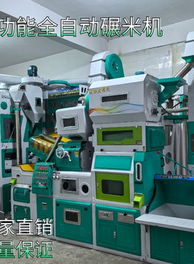 碾米机商用大型全自动水稻剥脱壳多功能砻谷机大米加工设备米厂家