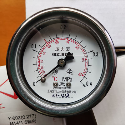 上海宜川压力表0-0.4MPa上海申安立式压力蒸汽灭菌器/可过检测