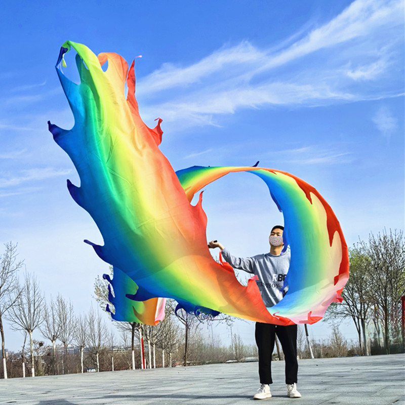 中老年健身舞龙全套广场舞龙彩龙