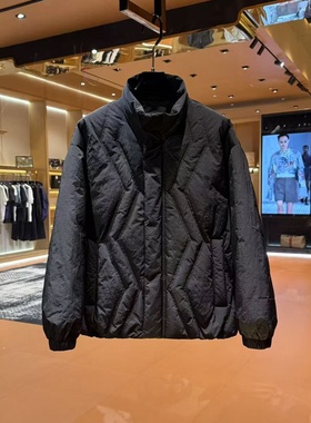 「Y8802」“轻奢简约羽绒服”冬保暖潮款高级感立领白鸭绒羽绒服