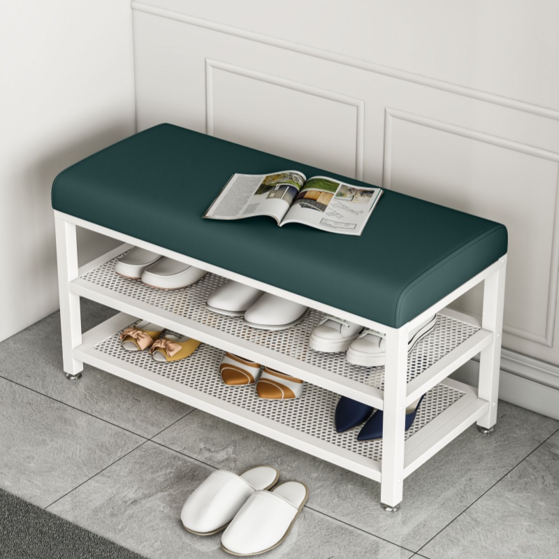 换鞋凳家用门口可坐鞋柜坐凳一体入户门轻奢高级感穿鞋凳进门鞋架