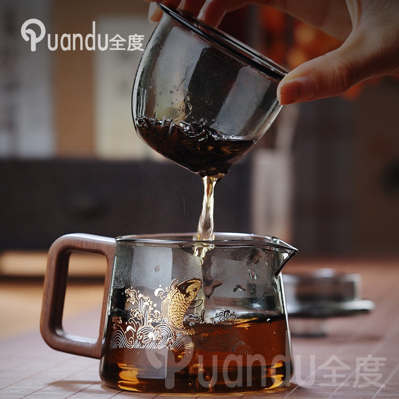 玻璃茶壶泡茶家用茶具加厚耐高温煮茶壶单壶茶水分离大容量泡茶壶图片
