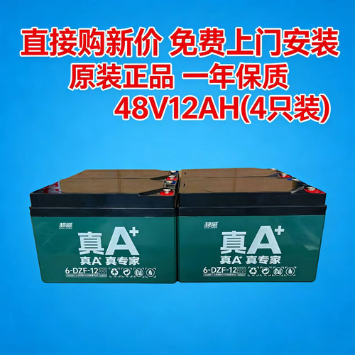超威真A+石墨烯电动车电池