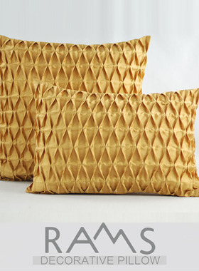 欧式样板房抱枕靠垫 简约现代沙发靠包床头靠背靠枕抱枕套不含芯