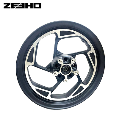 ZEEHO电动车原厂配件 极核AE5 AE4 AE8 前轮辋总成 前钢圈 前轮毂