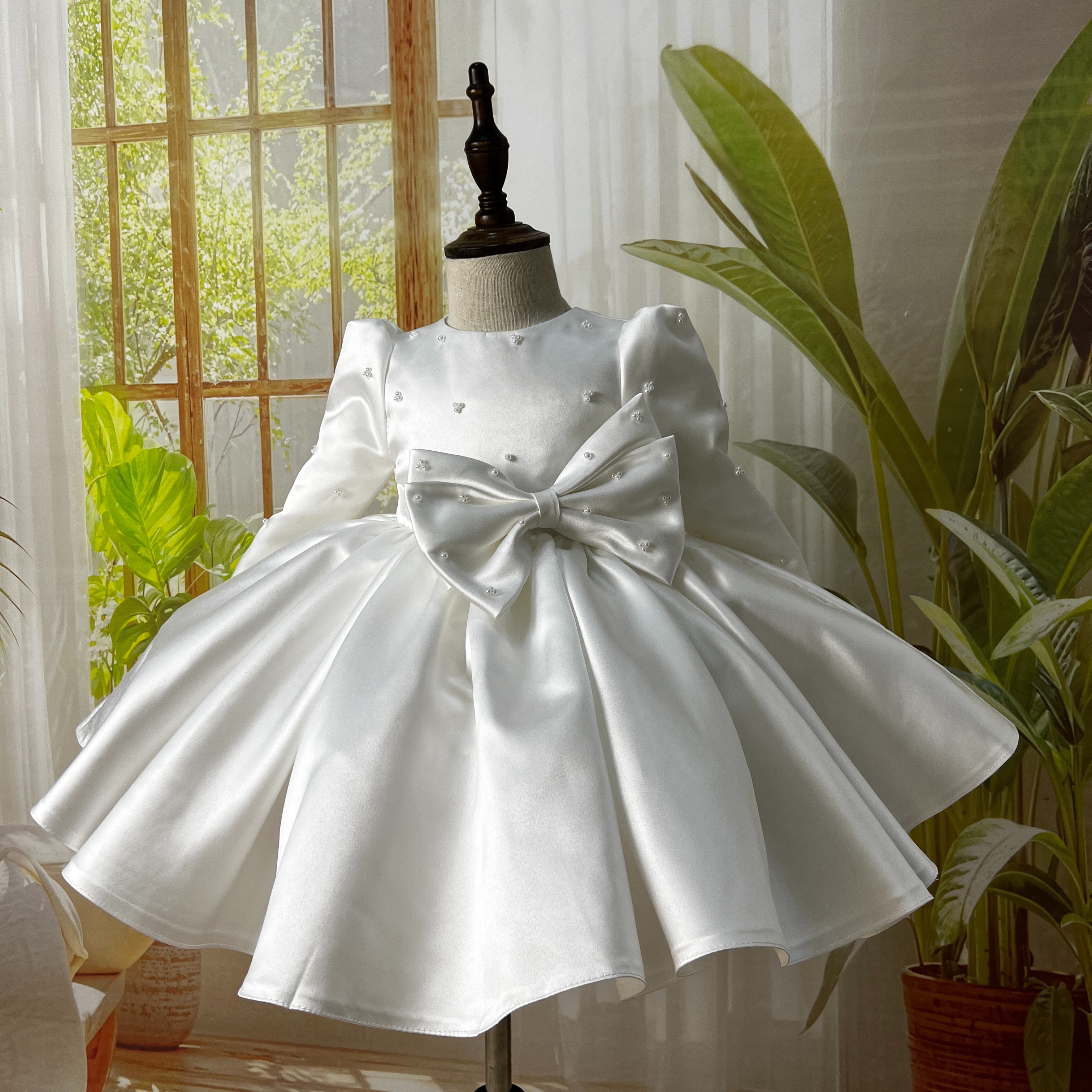 生日钢琴周岁花童婚礼礼服公主