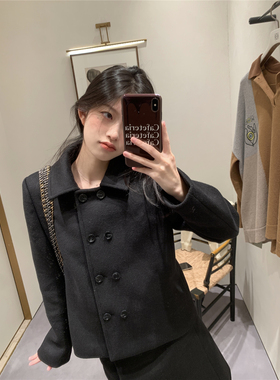 LXLILIUM 高定羊毛赫本风气质黑色呢料套装 11/01 AM00:00