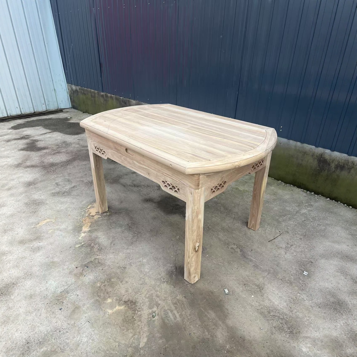 新中式实木餐桌可伸缩折叠大圆桌