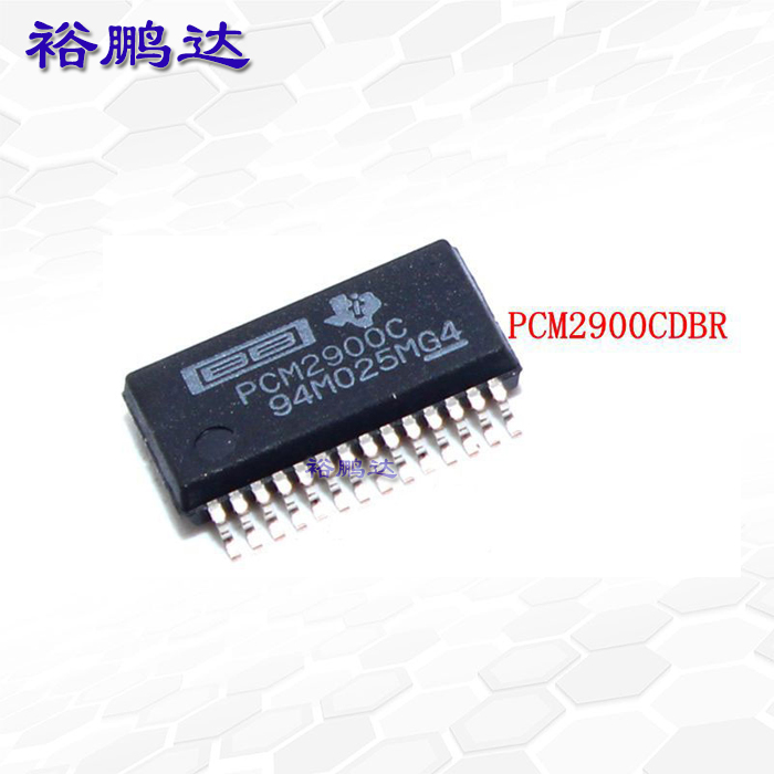 原装正品 贴片 PCM2900CDBR PCM2900C SSOP-28 音频模/数转换芯片
