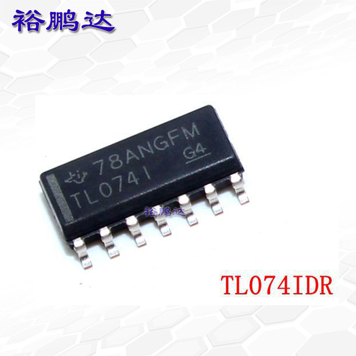 原装正品 贴片 TL074IDR SOIC-14 J-FET输入四路运算放大器IC芯片