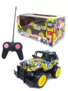 Điều khiển từ xa lỗi trẻ em graffiti điện không dây USB sạc leo núi xe jeep mô hình cậu bé đồ chơi xe - Đồ chơi điều khiển từ xa