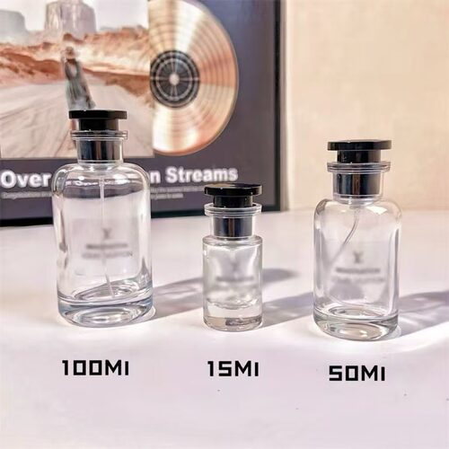 高档香水分装瓶便携式玻璃纳米喷雾瓶100ml50ML旅行替换卡口空瓶