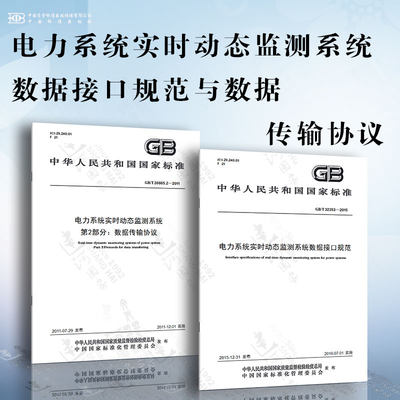 电力系统实时动态监测系统数据接口规范与数据传输协议 电力系统实时动态监测系统数据接口规范 数据传输协议