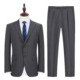 灰色西服套装 KFMCBA1011套西 专柜价9880意大利进口面料杰N亚男士