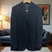 商务单西281 意大利高奢品牌男士 戗驳领羊毛单西休闲西服欧码 633