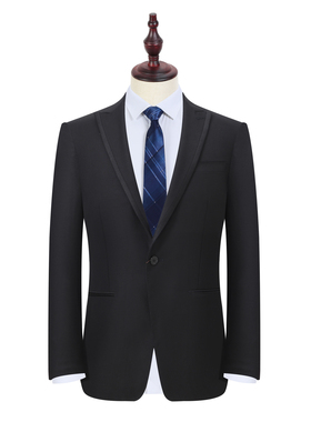 1059-1单西 羊毛90.7%+桑蚕丝9.3%春秋新款男士西服一扣羊毛西装