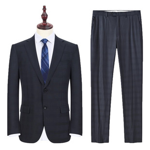 专柜价11900高档羊毛套西 180支 KFMCBA2059 意大利进口面料1881