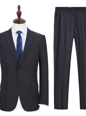 KFMCBA1080套西 意大利进口面料1881】150支男士二扣商务西服套装