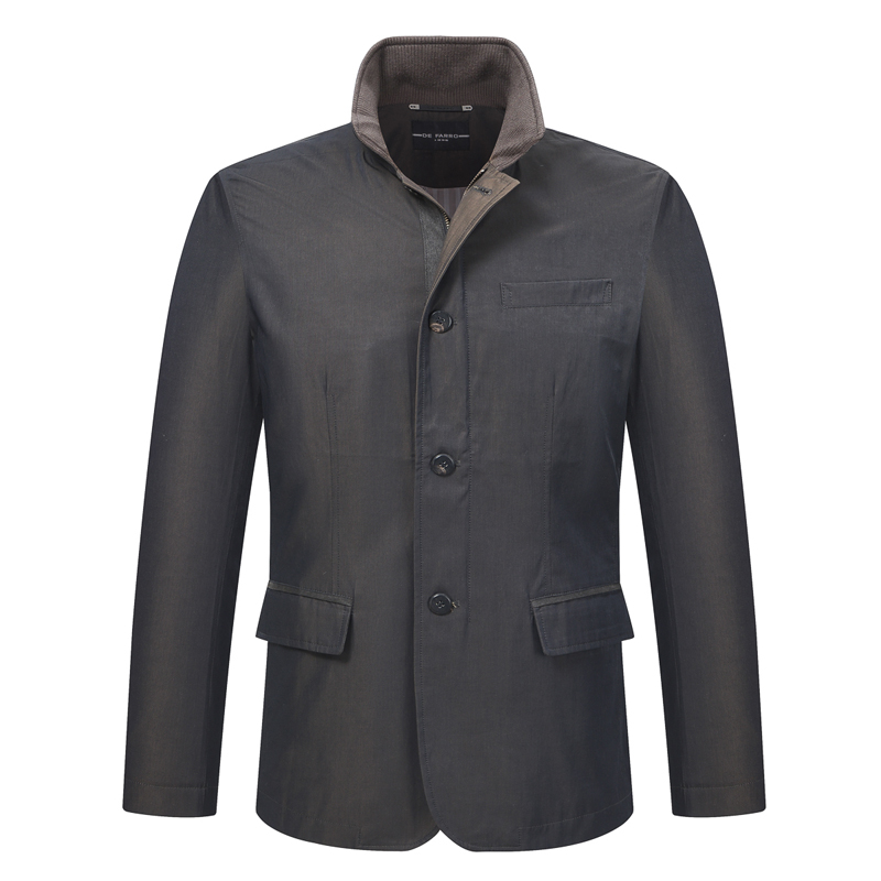 春秋新款男士立领夹克商务休闲