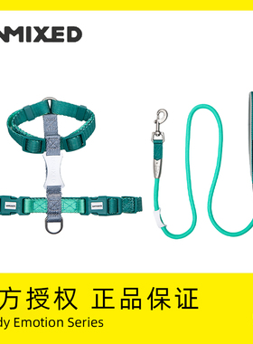 UNMIXED猫咪牵引绳防挣脱外出溜遛小猫工字型胸背绳子可调节专用
