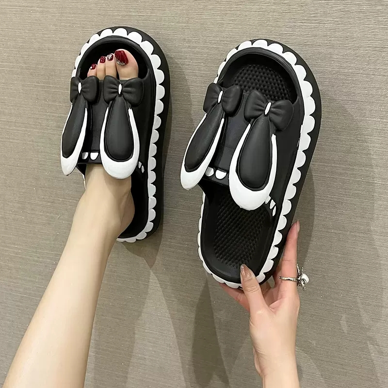 踩屎感拖鞋女夏季居家室内浴室洗澡防滑可爱卡通兔子凉拖鞋女外穿,女鞋,一字拖,淘宝优惠券,粉丝福利购,淘宝优惠卷