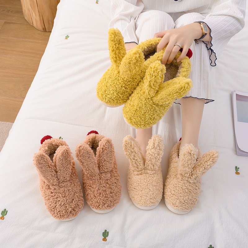 棉拖鞋女包跟秋冬季保暖防滑男