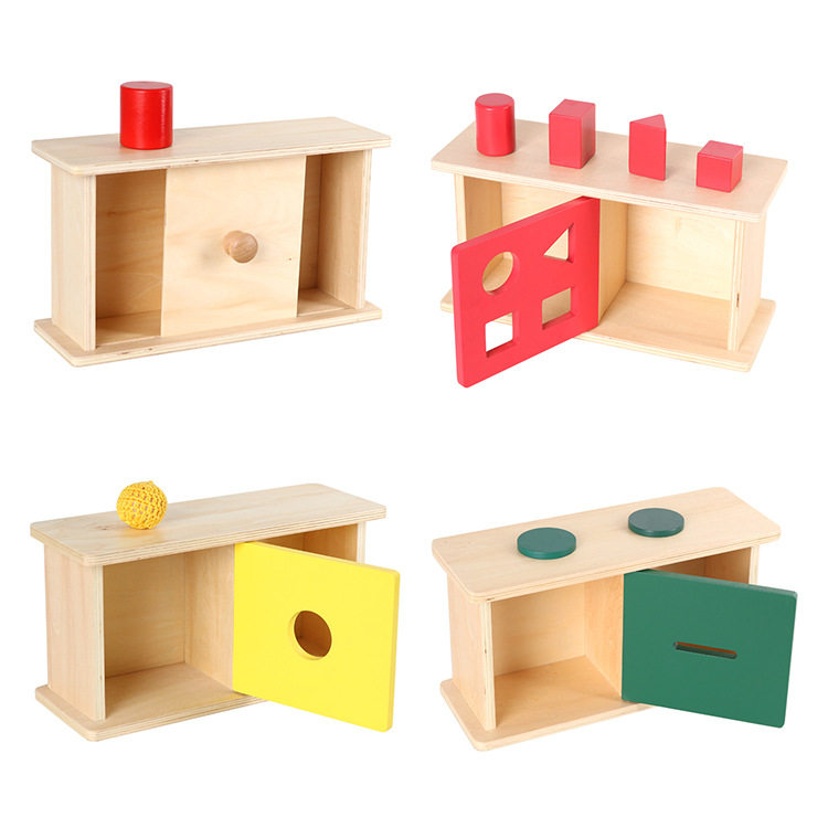 蒙氏梭利绿片毛线球投入盒滑动盖盒子和几何图形早教教具0-3玩具,玩具/童车/益智/积木/模型,其它早教玩具类,淘宝优惠券,粉丝福利购,淘宝优惠卷