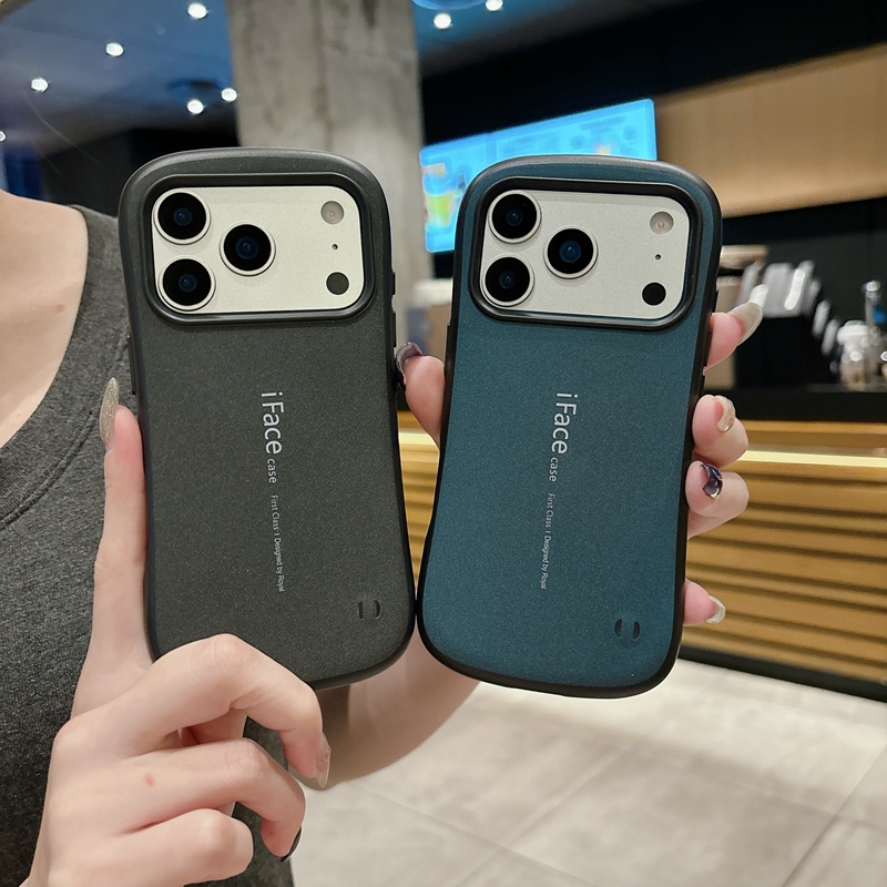 适用iPhone17promax手机壳磨砂小蛮腰iface苹果17Air简约商务个性创意防摔保护套男女款潮