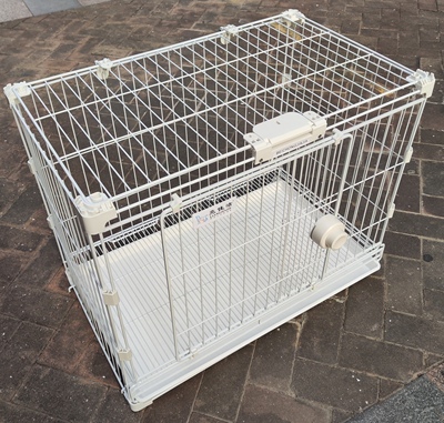 纳米漆圆线新款diy狗笼子亮佳洁中小型犬多功能多层宠物笼具加厚