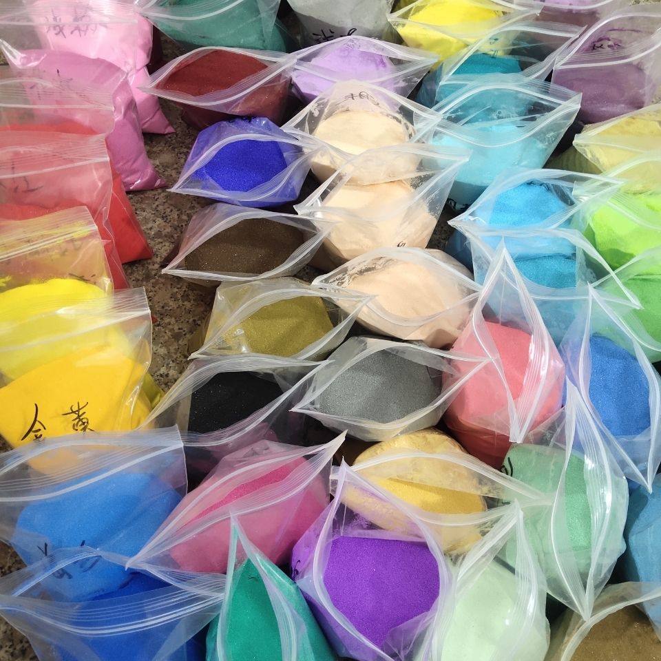 景泰蓝掐丝珐琅画diy120目细彩砂手工制作高仿釉料彩沙袋装500克,特色手工艺,景泰蓝,淘宝优惠券,粉丝福利购,淘宝优惠卷