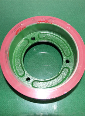 4寸高耐磨砻谷机胶辊 红色剥壳机胶辊 第四代砻谷胶辊 脱壳设备