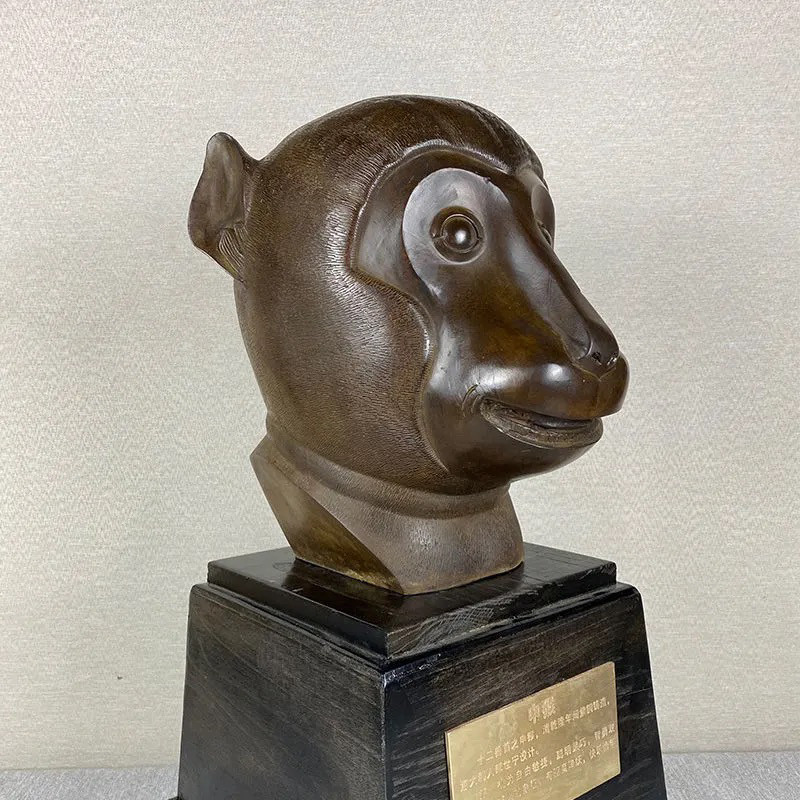 圆明园十二生肖兽首鼠牛虎兔龙蛇马羊猴鸡狗猪铜像铜祥德青铜器