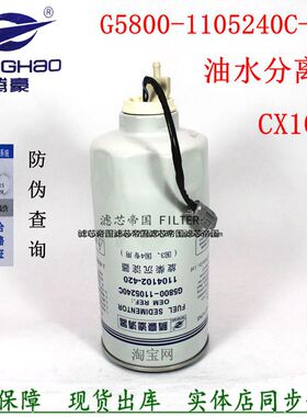 G5800-1105240C 1104103-420 柴油滤清器滤芯CX1017 D00-305-02+A