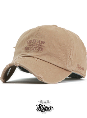 韩国FLIPPER棒球帽代购男女春夏新款大码鸭舌帽软顶韩版日系做旧