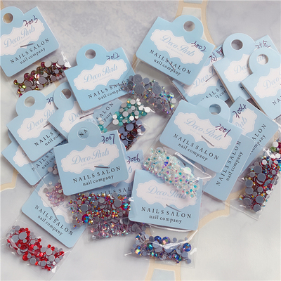 日系火焰美甲饰品