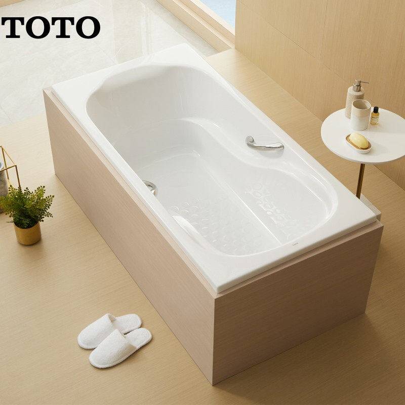 TOTO无裙边嵌入洗澡盆浴盆压克力家用浴缸小户型线下同款PAY1550P|ruв категории награду материалов, туалетные принадлежности, ванна, обычная ванна - от Buy2taobao.com для оказания профессиональной услуги покупки агента Taobao