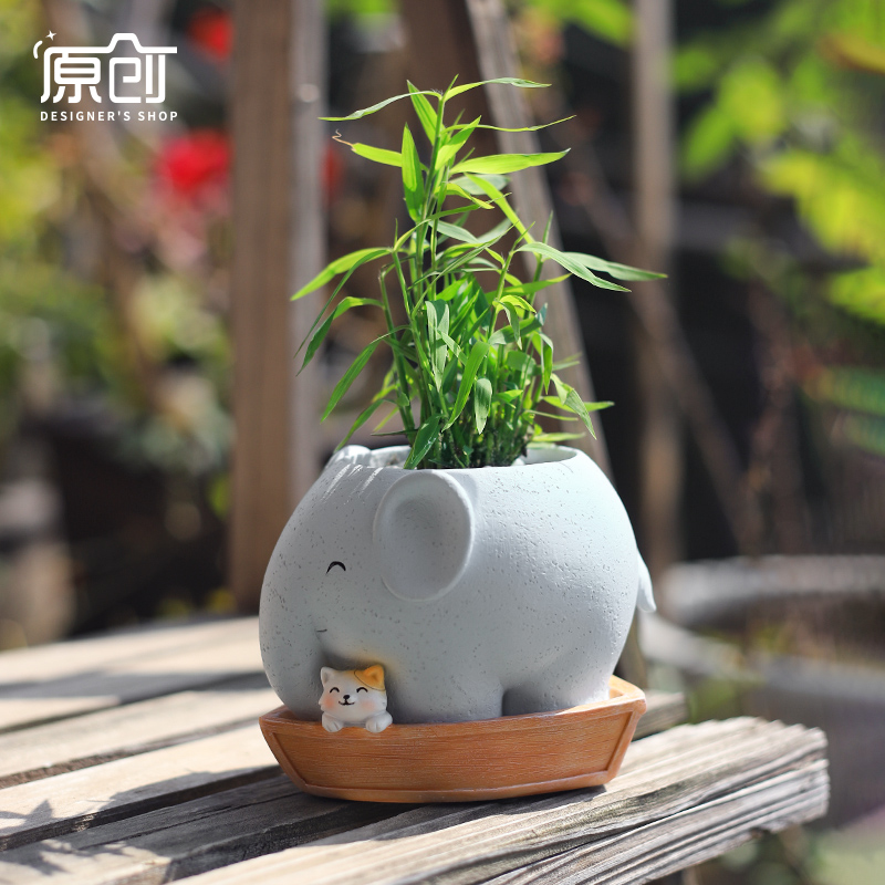 家居多肉装饰品田园庭院搭配