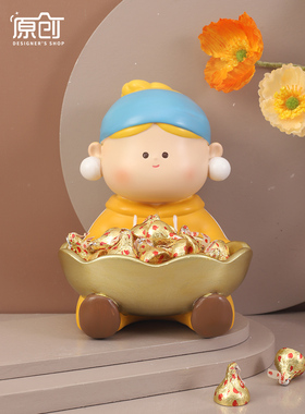 如果树脂入户门玄关钥匙收纳摆件