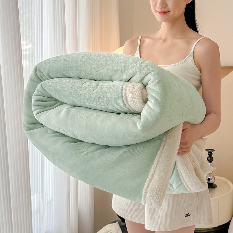 午休冬天毛毯冬季加厚办公室午睡