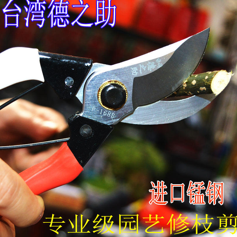德之助剪刀修枝剪正品台湾手剪果树剪园艺剪花枝剪剪枝剪特价包邮
