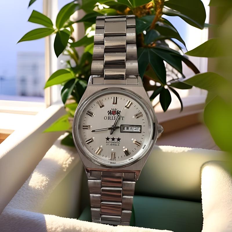 双狮三星手表小表盘走时精准经典回忆