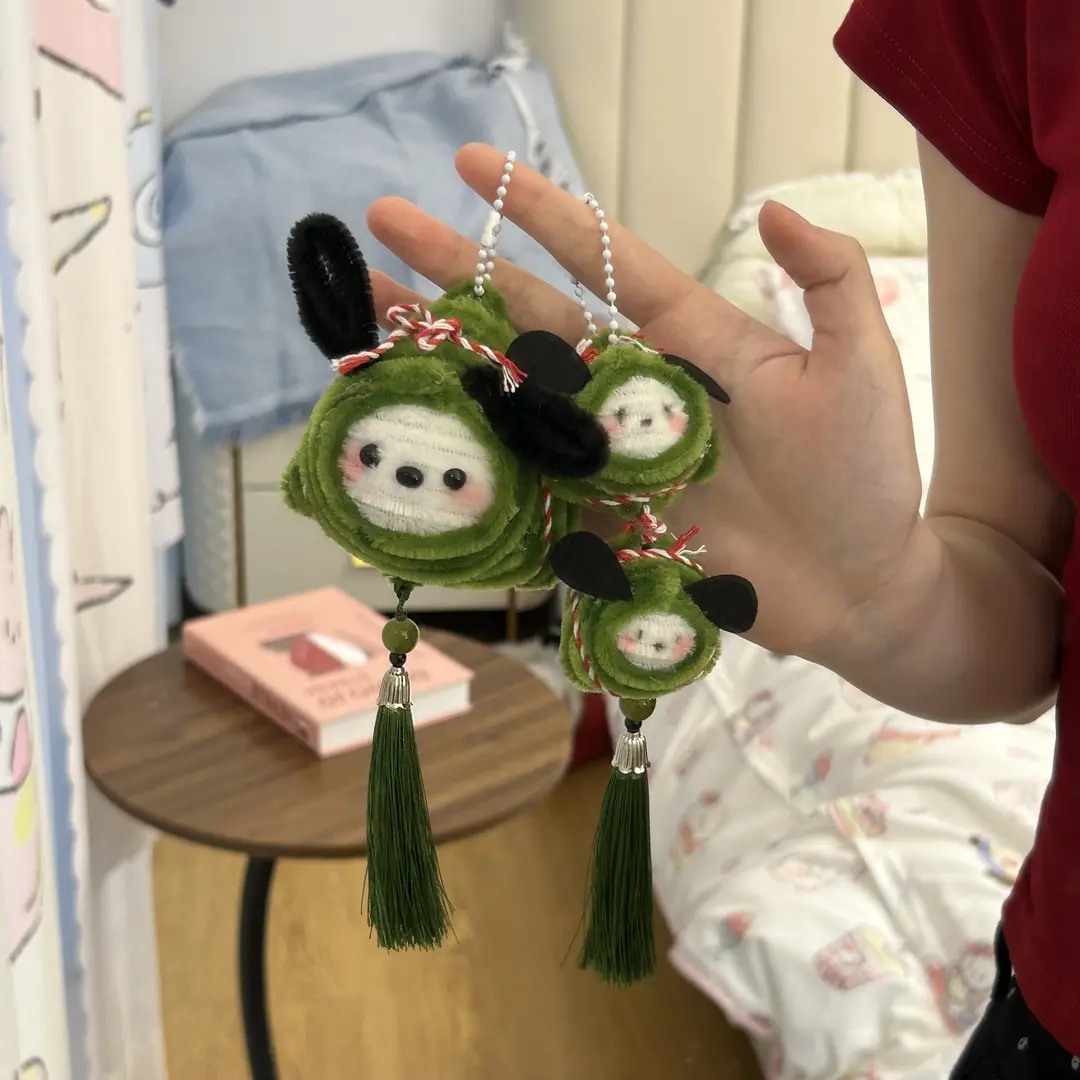 diy材料包扭扭棒粽子帕恰狗端午图片