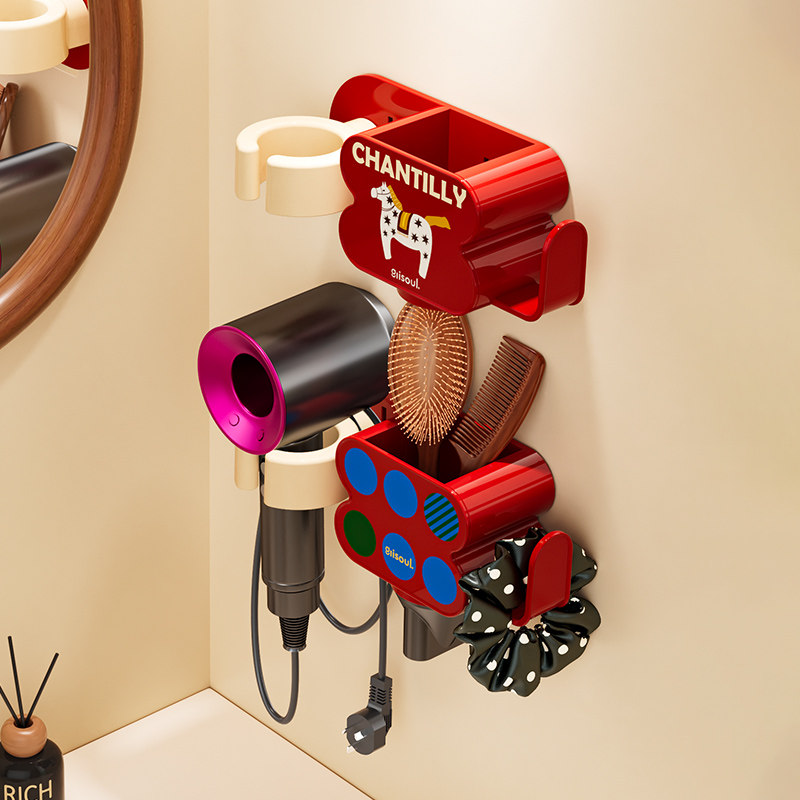 吹风机置物架免打孔卫生间徕芬戴森电吹风挂架新款吹风筒收纳支架,家庭/个人清洁工具,吹风机置物架,淘宝优惠券,粉丝福利购,淘宝优惠卷