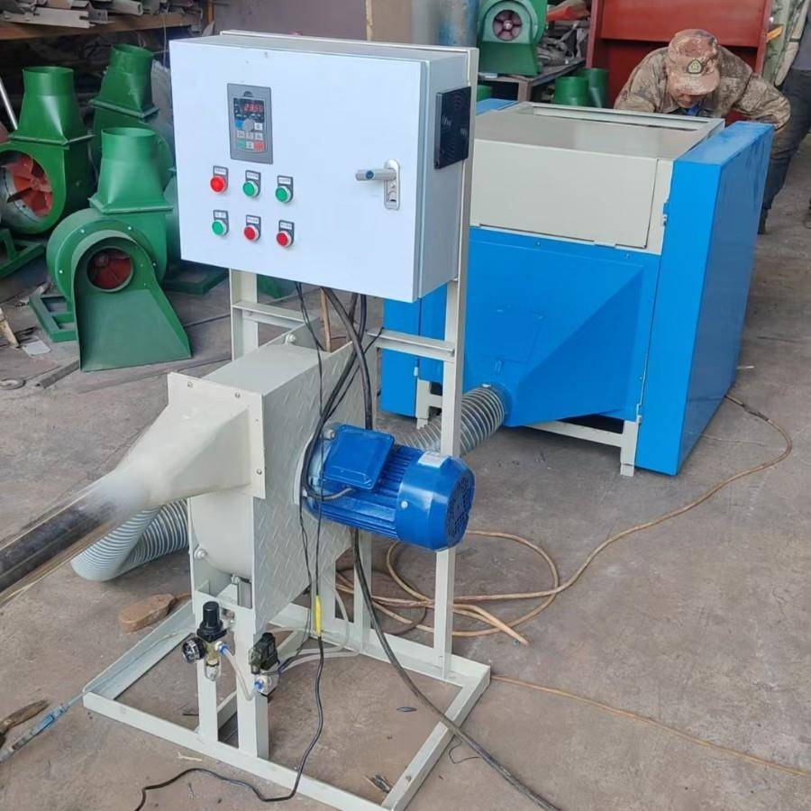 小型充棉机三相两相均可充靠垫抱枕坐垫沙发高精度动平衡现货全新