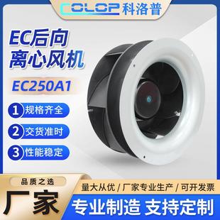EC250A1交流230V后傾式 離心風(fēng)機(jī)外轉(zhuǎn)子后向離心風(fēng)機(jī)機(jī)柜空調(diào)風(fēng)機(jī)