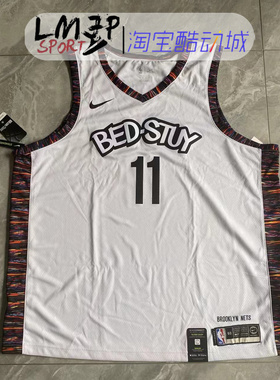 Nike/耐克 NBA 布鲁克林篮网 城市限定欧文球迷版球衣 AV4622-102