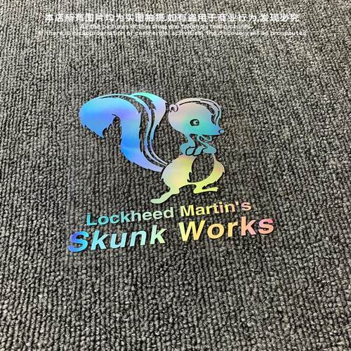 臭鼬工厂诺克希德品牌U2黑鸟侦察机制造商汽车电动车电脑箱包贴纸